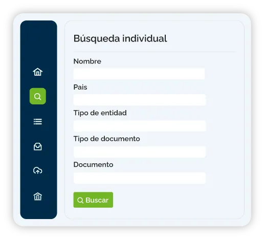 Sección de busqueda individual en watchlyst